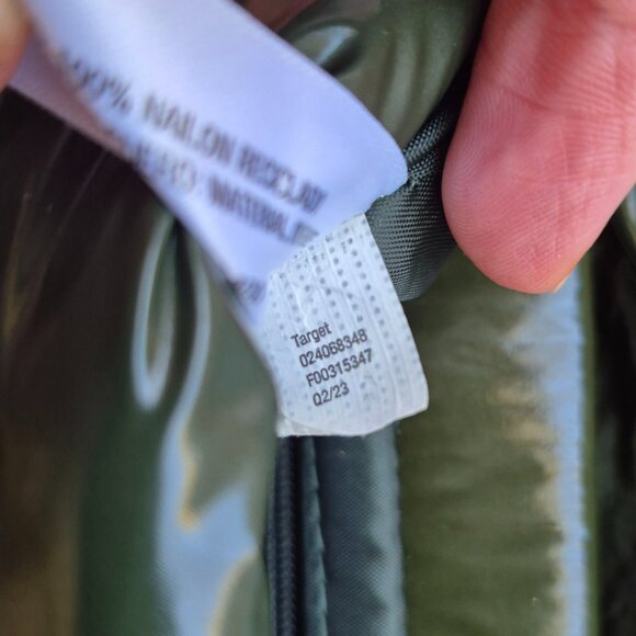 A New Day SOPHIE Olive Green Recycled Nylon Detachable Crossbody Strap Purse - Picture 12 of 16